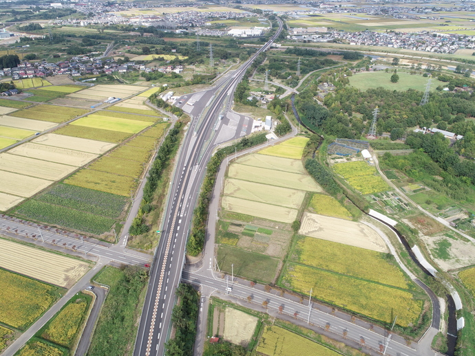 令和3年4月（着手前　市道西部工業団地村木沢線側より）