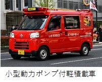 消防団車両小型動力ポンプ付軽積載車へのリンク