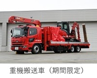 西消防署　本署／東消防署　蔵王温泉出張所　重機搬送車紹介へのリンク