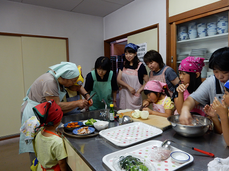写真：親子料理教室