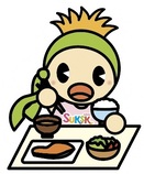 画像：食事をとるベニちゃん