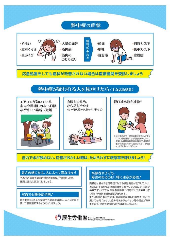 熱中症チラシ裏