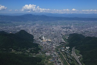 写真：扇状地