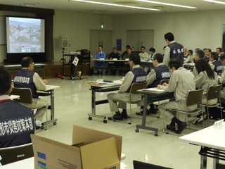 写真：災害対策本部開設訓練2