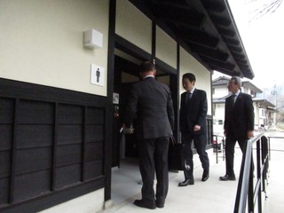 写真：山寺公衆トイレ完成お披露目会2