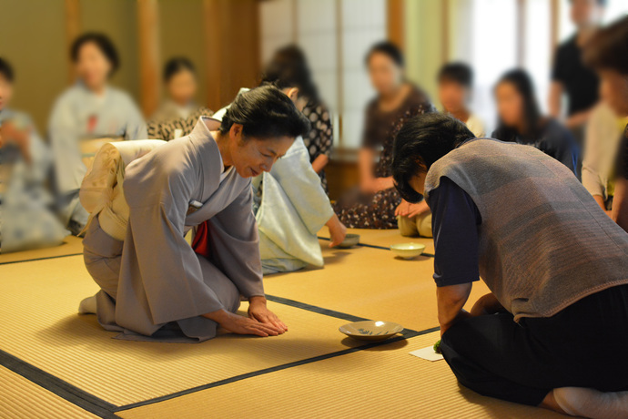 写真：茶会の様子