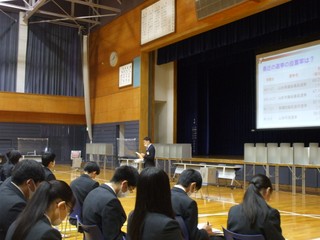 写真：令和2年12月9日　東海大学山形高等学校の様子1