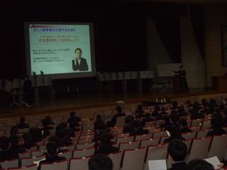 写真：令和2年12月15日　山形県立山形東高等学校の様子1