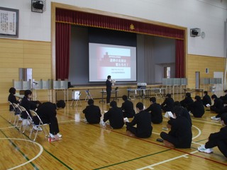 写真：令和3年3月23日　山形県立山形工業高等学校の様子1