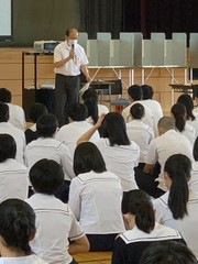 写真：令和2年7月9日　学校法人富澤学園山形城北高等学校の様子1