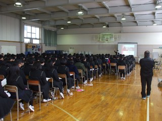 写真：平成31年2月6日実施 山本学園高等学校の様子2