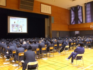 写真：平成30年2月20日　東海大学山形高等学校の様子1