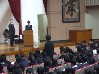 写真：平成29年12月20日実施 山形県立山形東高等学校の様子4