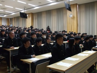 写真：平成30年3月22日実施 山形県立山形工業高等学校の様子1