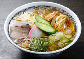 写真：冷たいラーメン