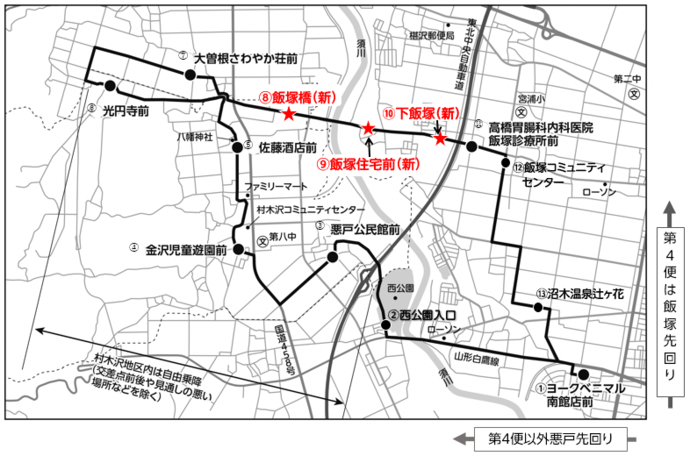 変更後ルート