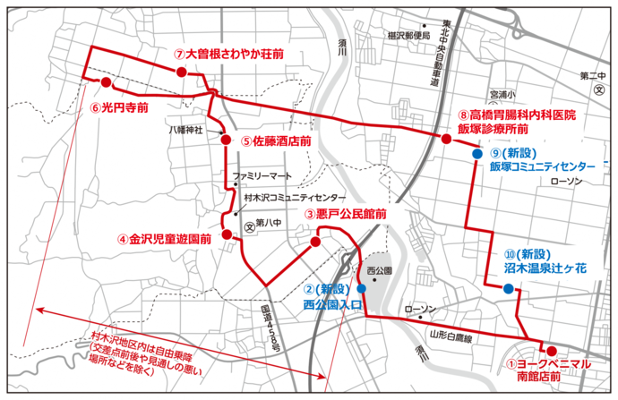 変更前運行ルート