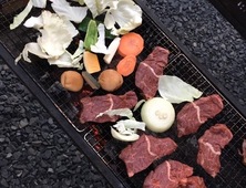 バーベキューの写真