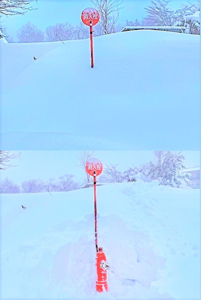 消火栓周辺の除雪にご協力を