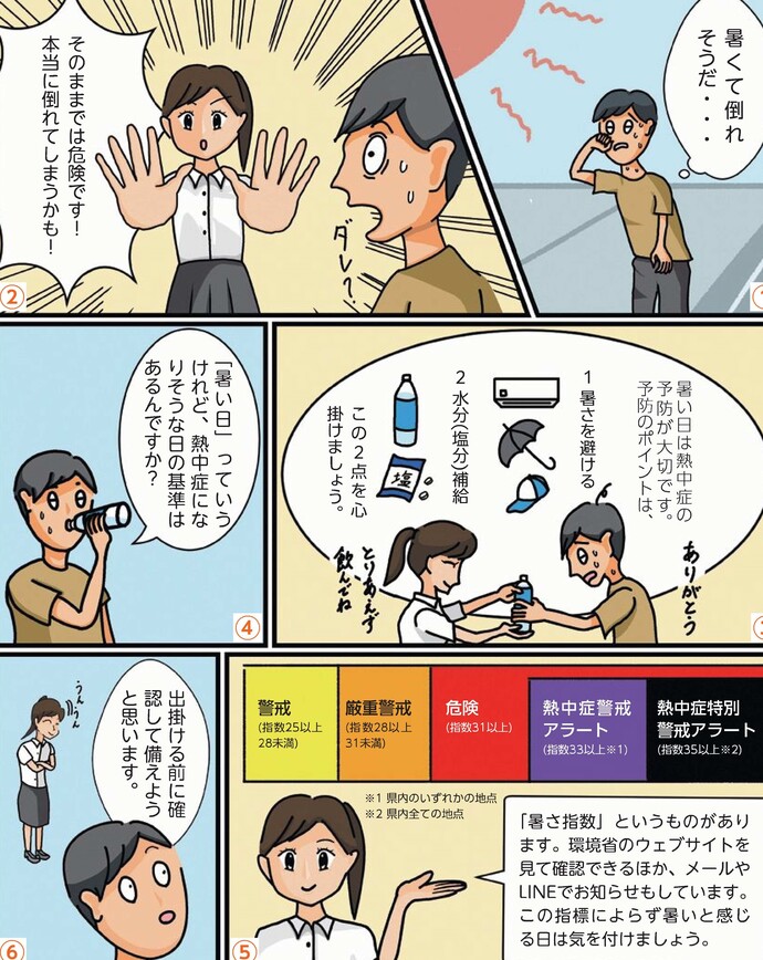 熱中症漫画