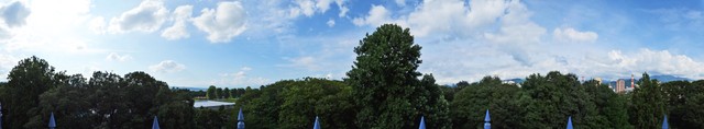 写真:霞城公園・山形の景色
