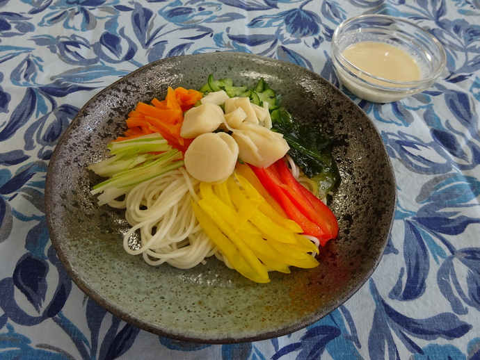 そうめんサラダ