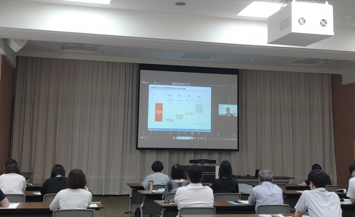 生産性向上セミナー会場の様子です。