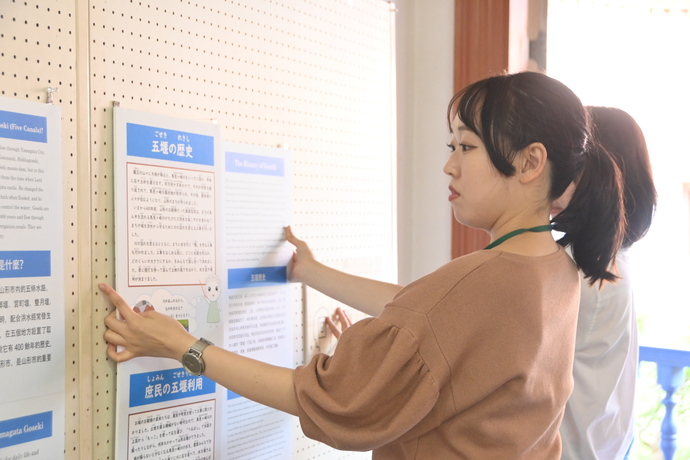 伊藤なつみさんの仕事風景