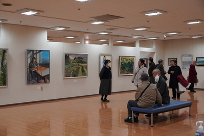 市民美術展の様子