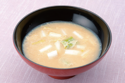 ウルイのかき玉汁