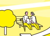 介護の様子のイラスト