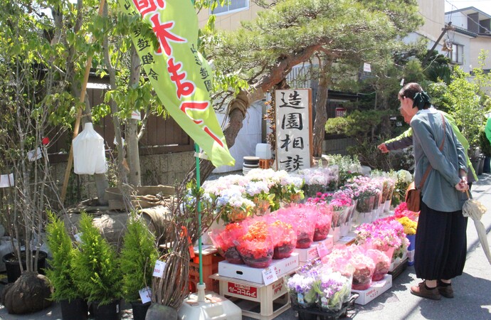 薬師祭植木市