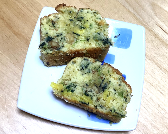 サツマ芋と小松菜のパウンドケーキ