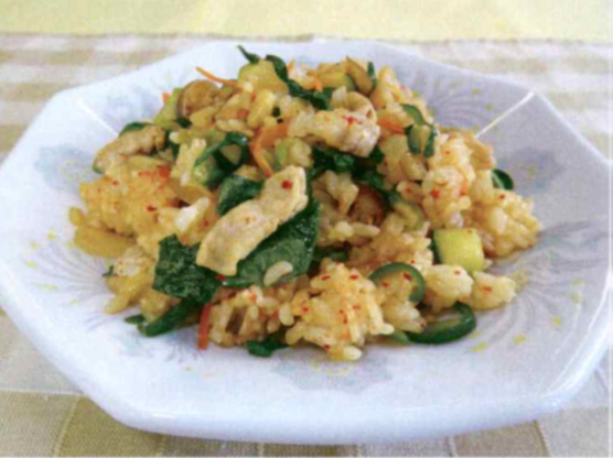 夏野菜飯の写真