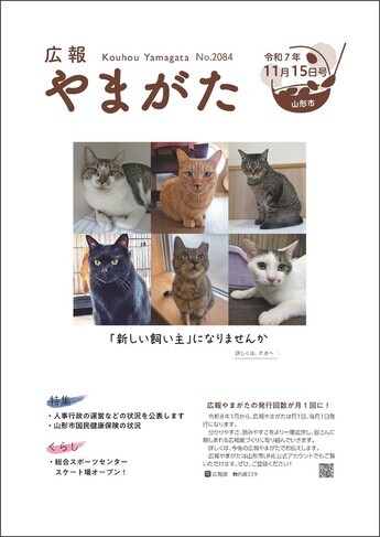広報やまがた令和7年11月15日号 表紙