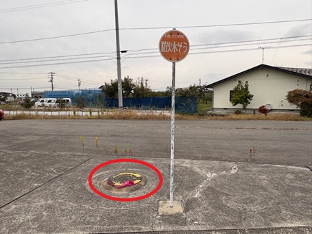 写真：防火水槽