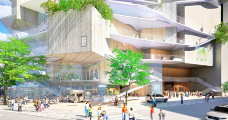 新市民会館イメージパースの写真