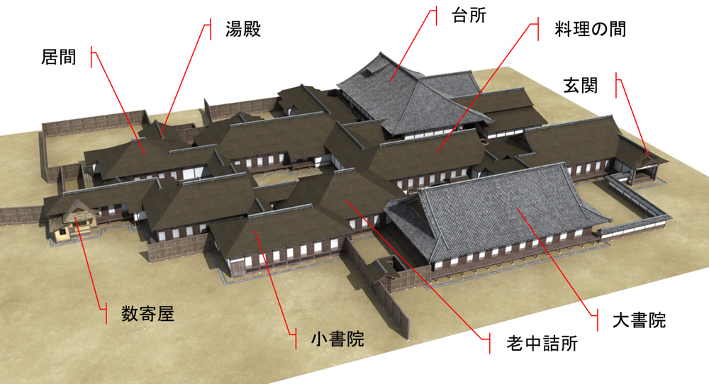 江戸時代本丸御殿 CG監修/平井聖